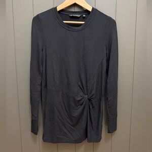 Women’s Athleta Nirvana Twist Front Clarity Black Top - Size XS - like new